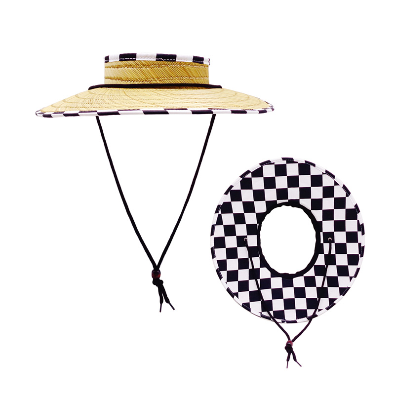 Cur Litus Crownless Straw Hat ultimam aestatem sol Praesidium ADIUNCTUS