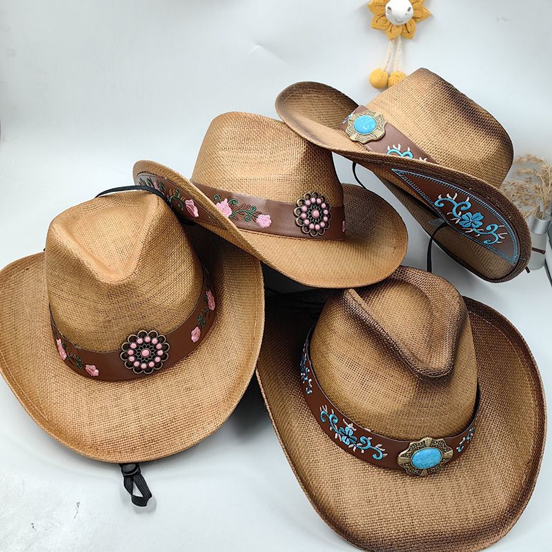 Factory Saccharum Occidentalis Straw Hats