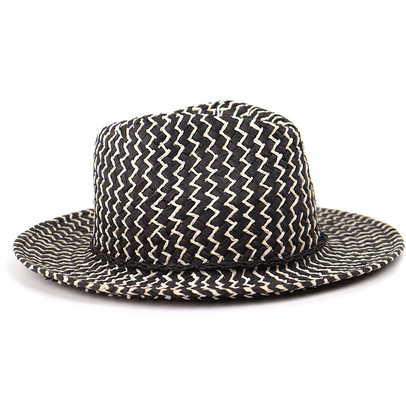 Manus texta charta Straw Fedora Solem Hat