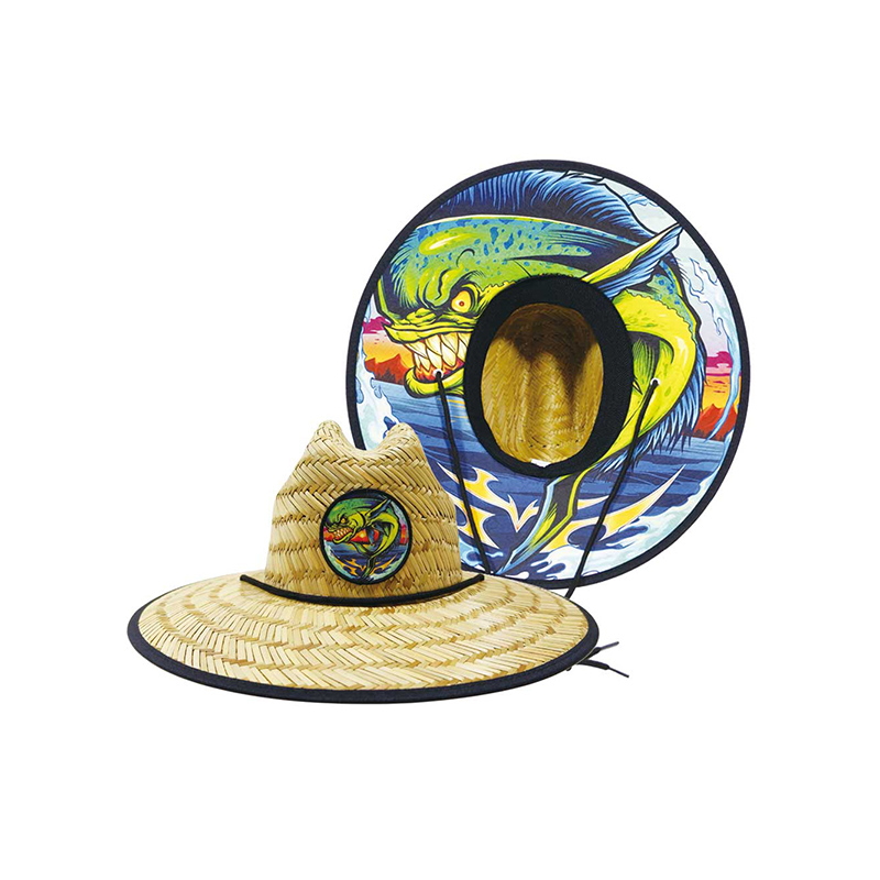 Mens piscandi Straw Hat