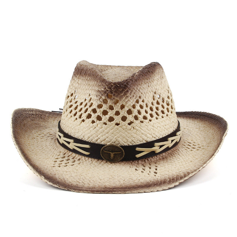 Mens aestas Cowboy Straw Hat