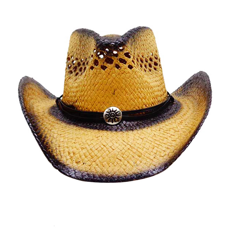 Mens Occidentis Straw Cowboy Hat