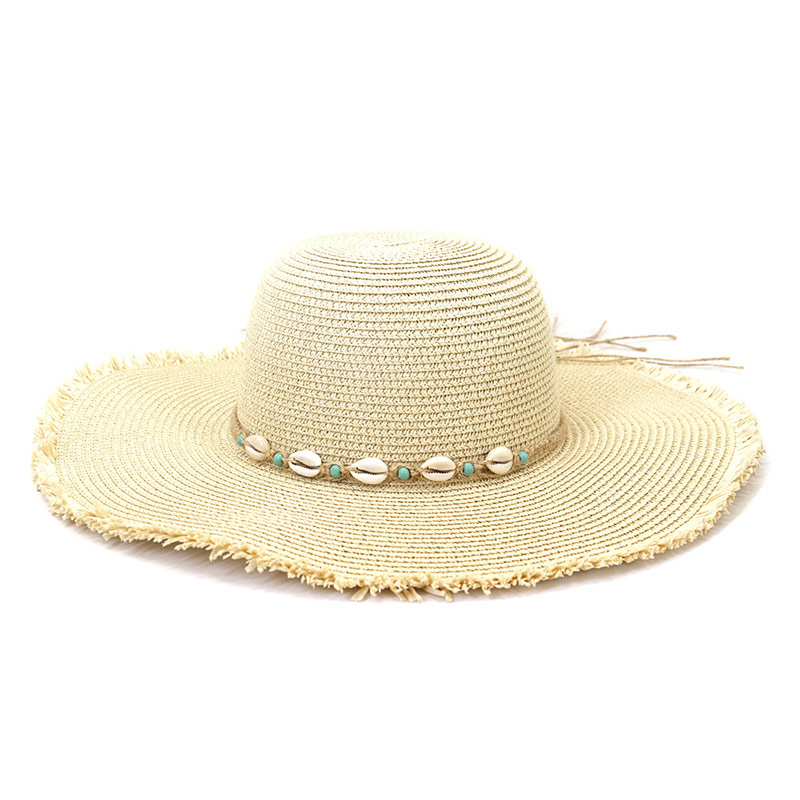 Stylish Shell Band Lady Floppy Sombrero