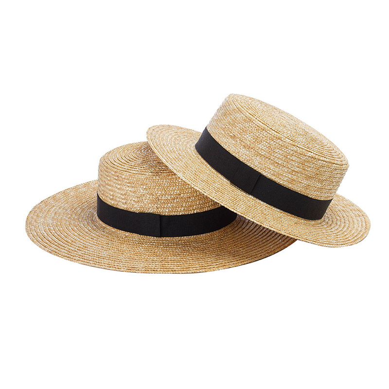 Triticum Straw Boater Hat